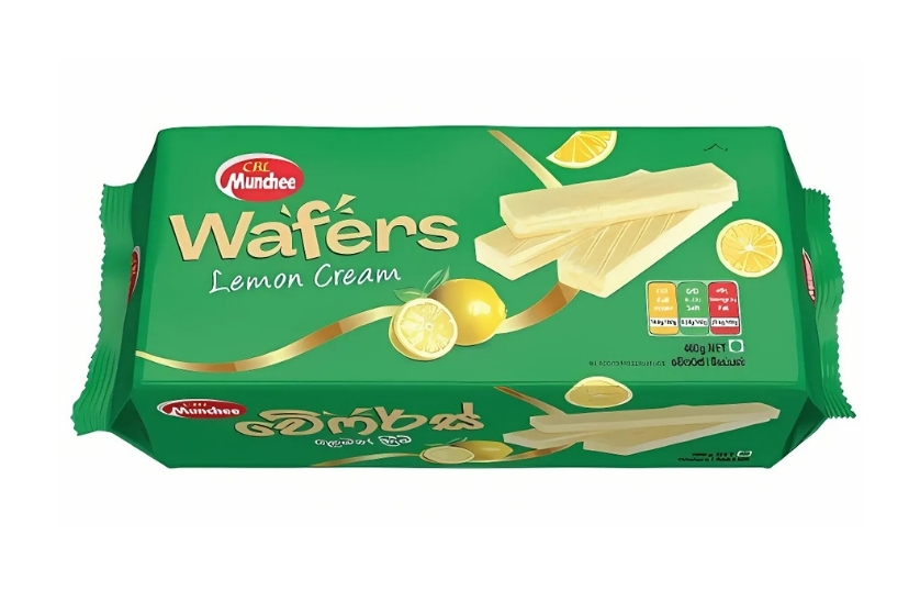 MUNCHEE WAFERS LEMON CREAM 400G